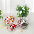 Factory Wholesale Hanging  Plastic Transparent Christmas Ornament Ball